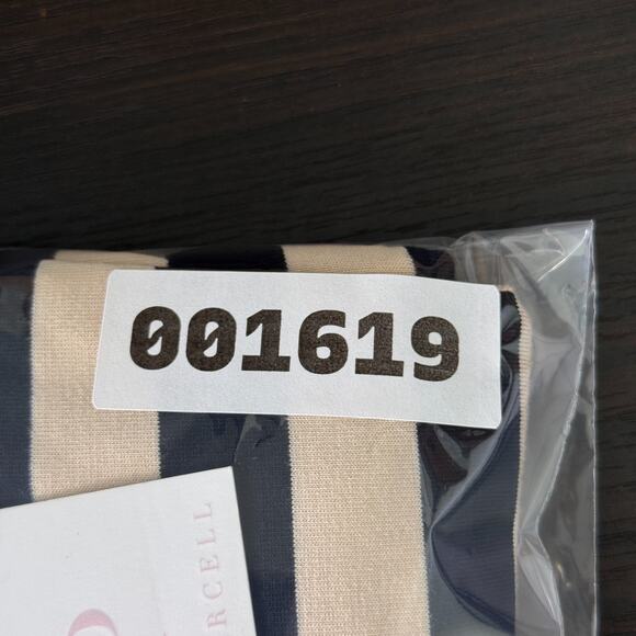 Rachel Parcell T Shirt Dress Womens XL Stripe Rayon Jersey Casual Soft Black Tan - Picture 11 of 11